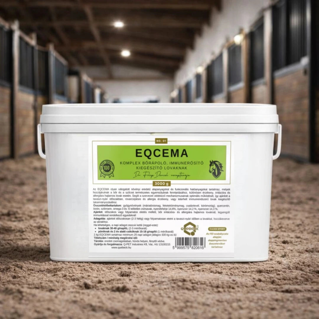 EQCEMA – Komplex bőrkomfort támogatás lovak számára