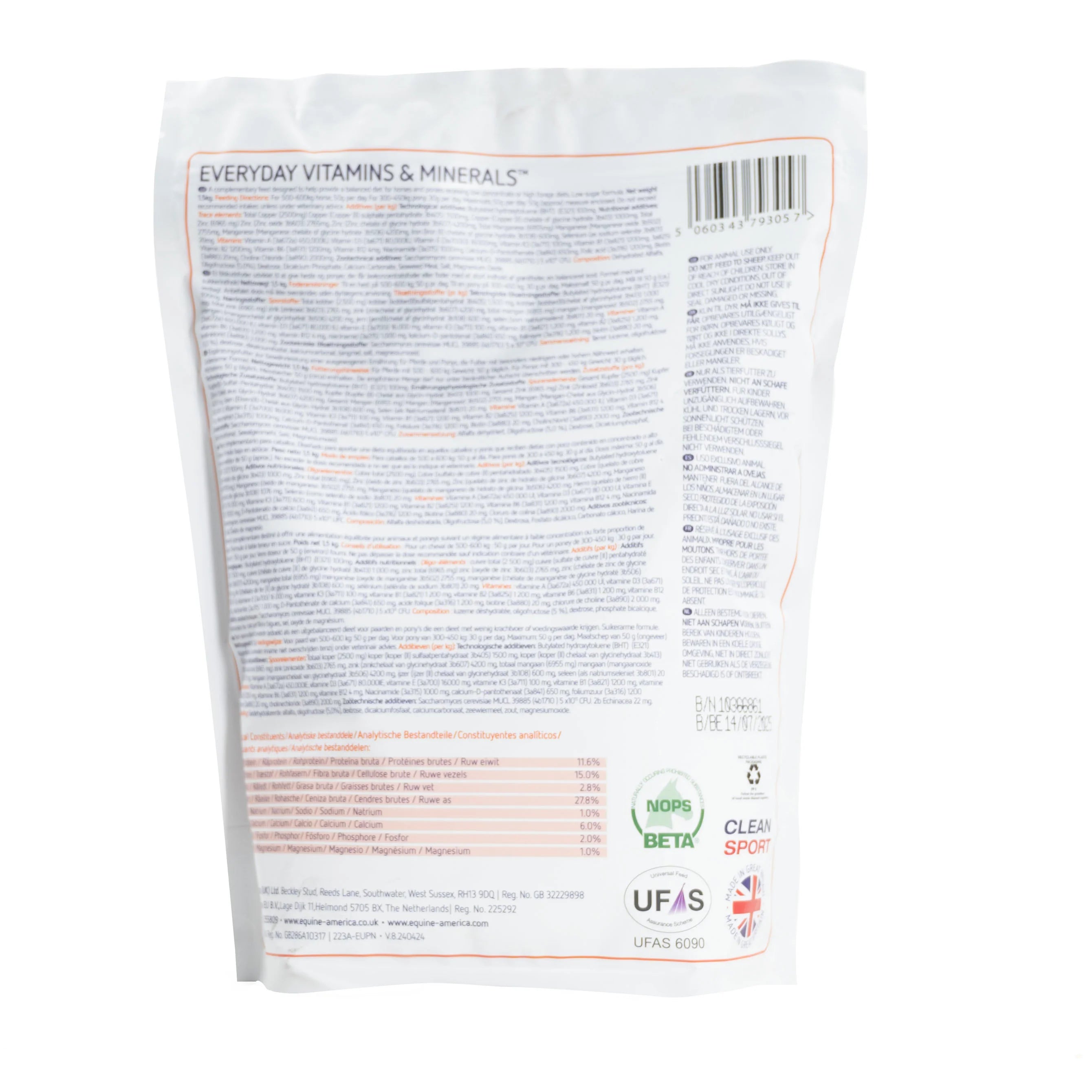 Everyday Vitamins & Minerals 1.5 kg