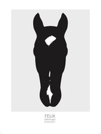 Poster with a picture of your horse