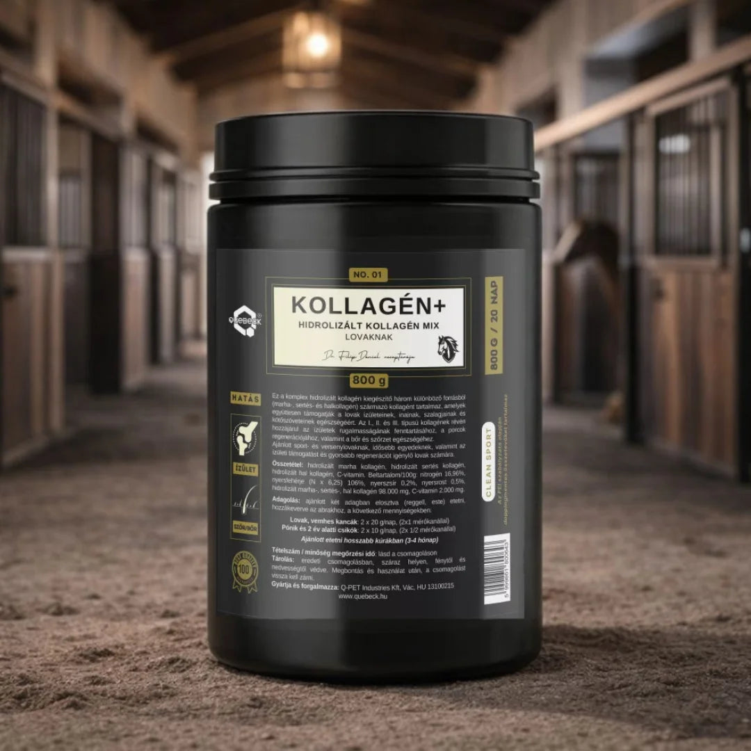 KOLLAGÉN+ Komplex kötőszöveti támogatás lovaknak (800 g)