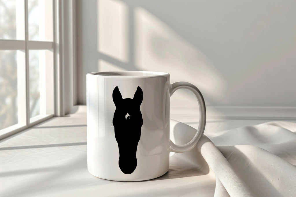 Bögre a lovad képével