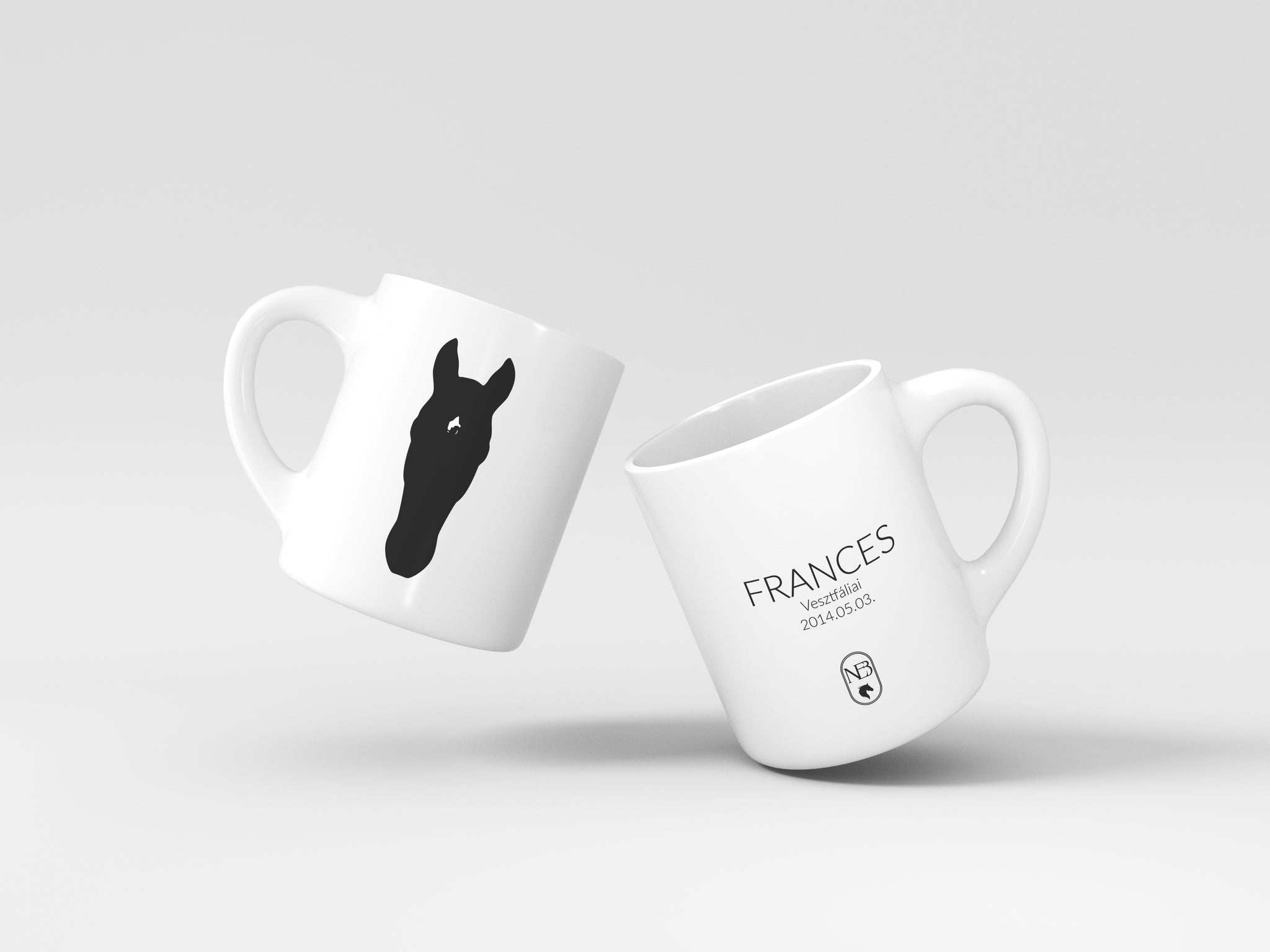 Bögre a lovad képével