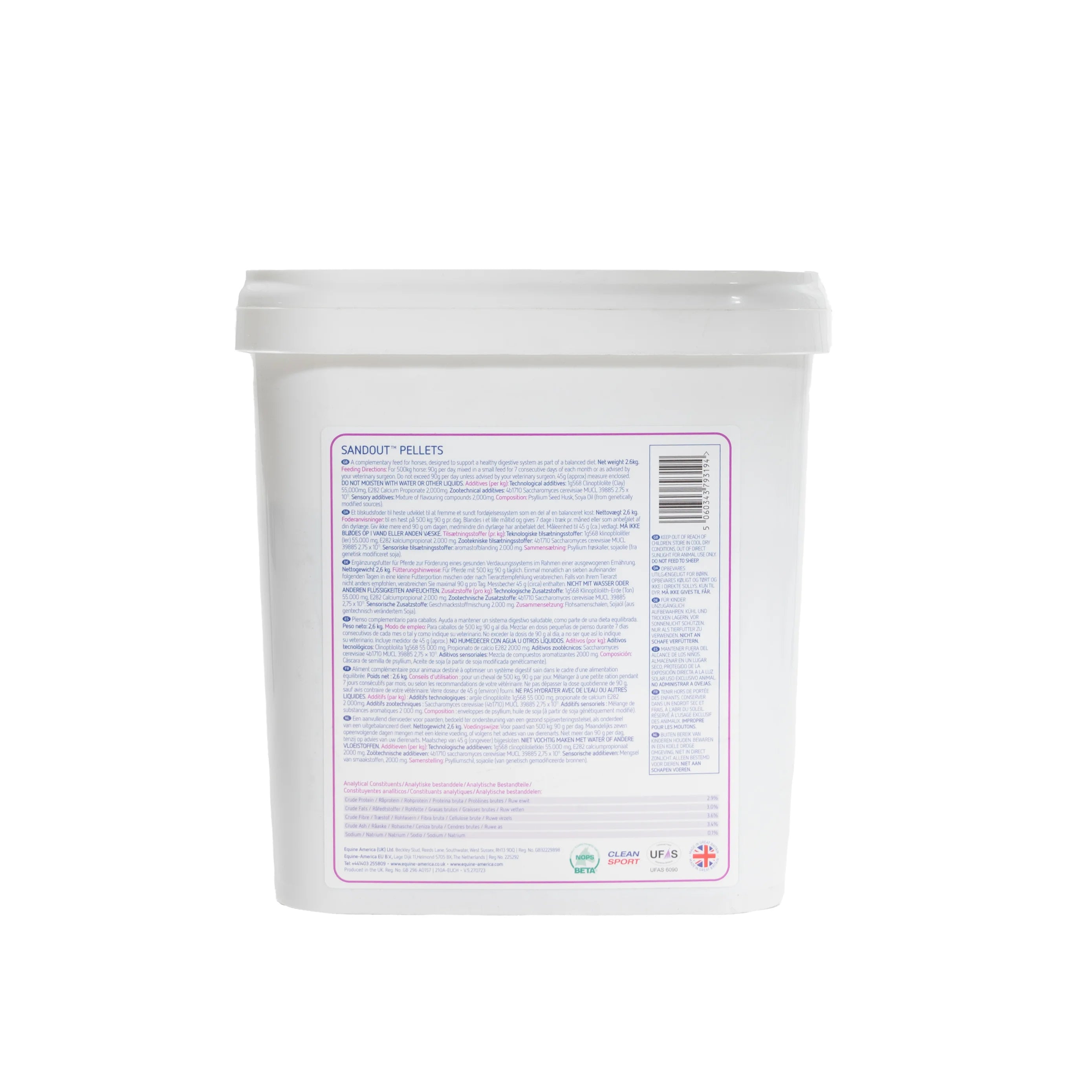 Sand Out Pellets-Emésztés 2.6kg