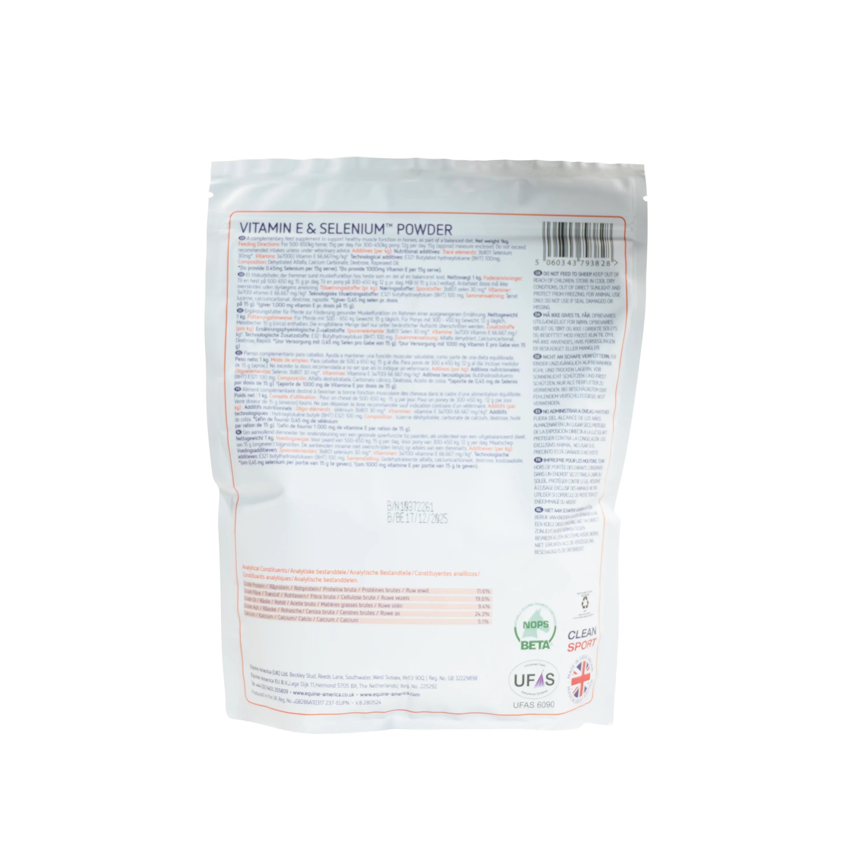 Vitamin E & Selenium 1kg